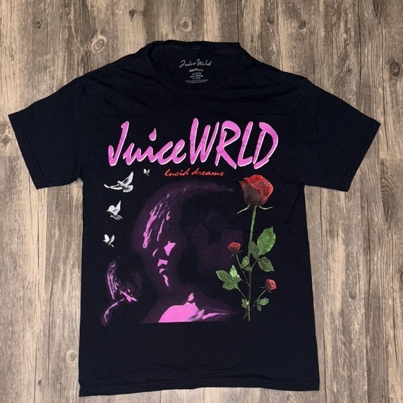 Tops - Juice world lucid dreams tour merch tee - small